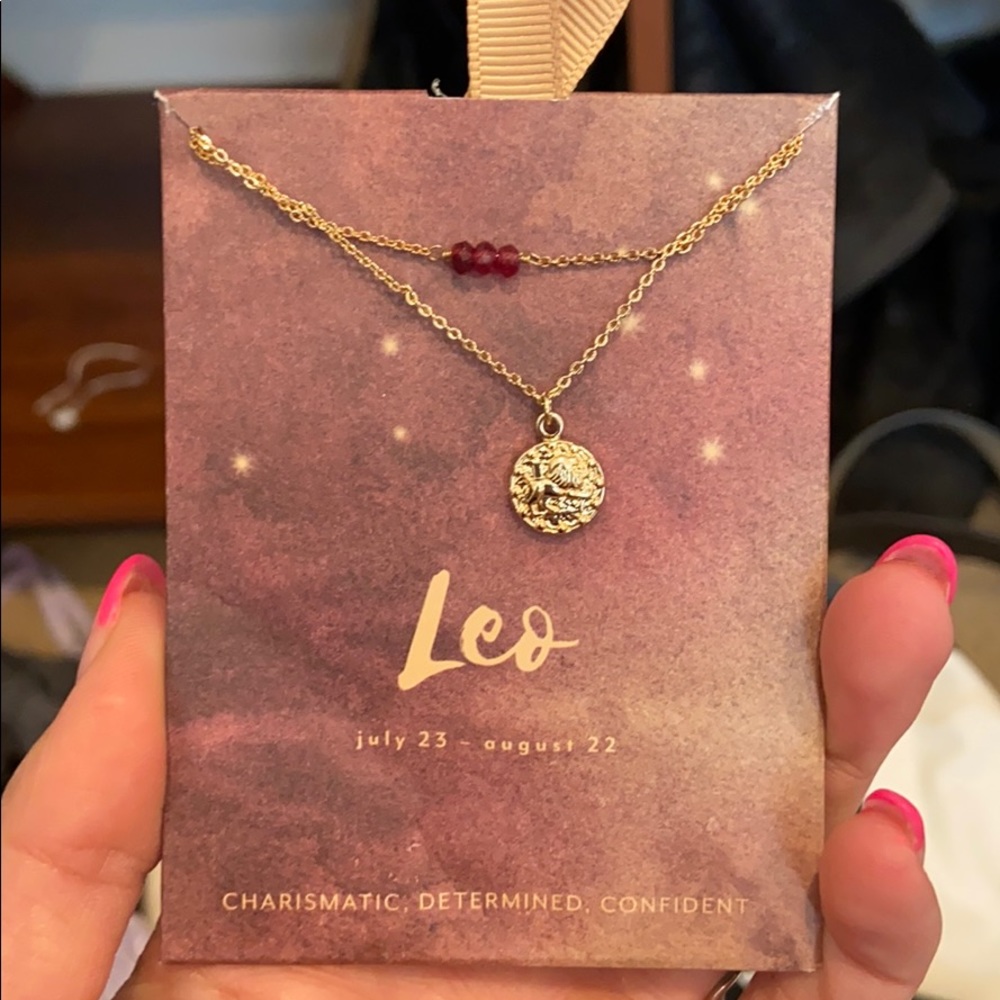 Urban Outfitters Leo horoscope sign necklace